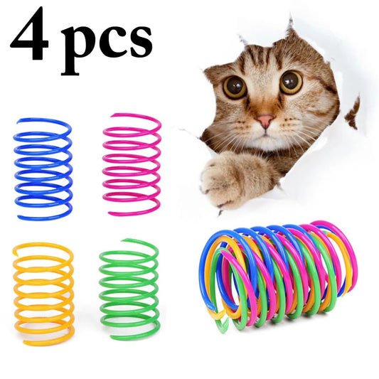 4 Pc Fun Pet Spring Toy