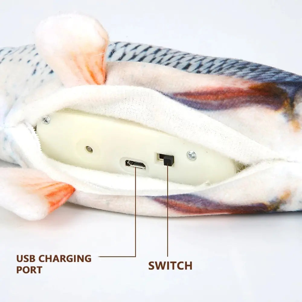 Interactive Electronic Floppy Fish Toy