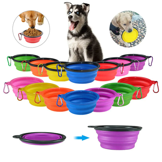 Expandable Food and Water Bowl